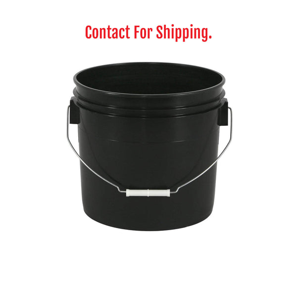 Gro Pro® Black Plastic Buckets - 3.5 & 5 Gallon