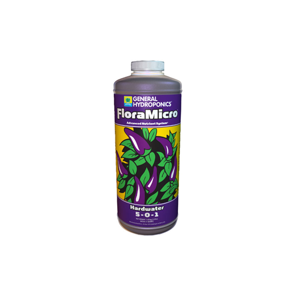 General Hydroponics Hardwater Flora Micro 5 - 0 - 1