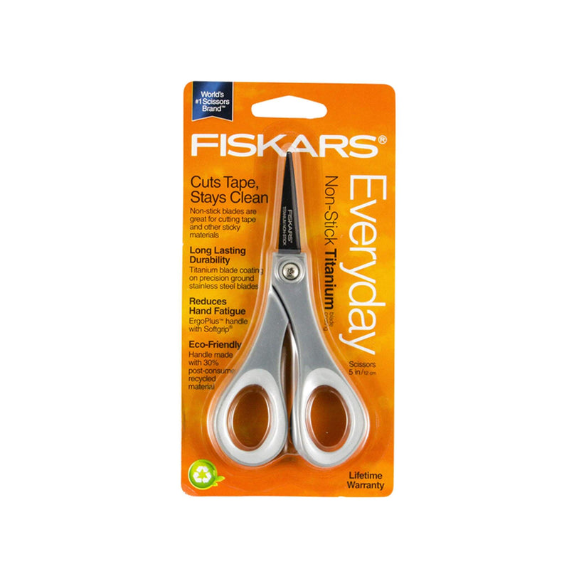Fiskars Everyday Non-Stick Titanium 5" Scissors