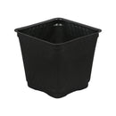 Gro Pro Black Square Pots - Blow-Molded