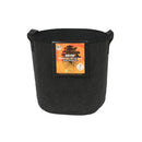 Gro Pro Essential Round Fabric Pots with Handles - Black