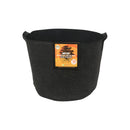 Gro Pro Essential Round Fabric Pots with Handles - Black