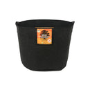 Gro Pro Essential Round Fabric Pots with Handles - Black