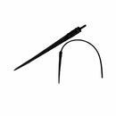 Hydro Flow Dripper Stake with Basket - Black