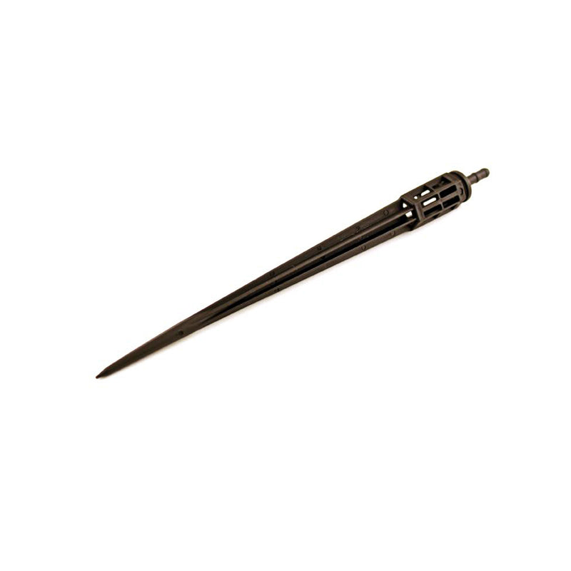 Hydro Flow Dripper Stake with Basket - Black